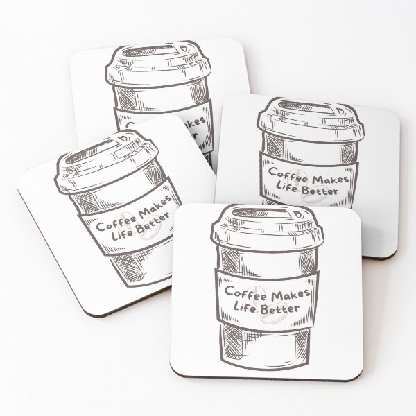 Item preview, Coffee Makes Life Better designed and sold by pintsandquarts.