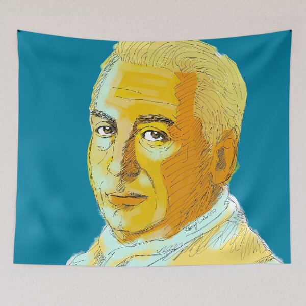 Item preview, Roland Barthes Illustration designed and sold by KennyLucky.