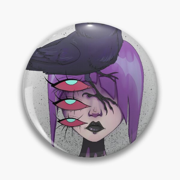 Artikelvorschau, Edgy Crow Lady entworfen und verkauft von Zombeevee.