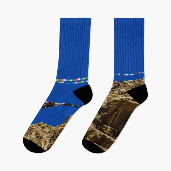Item preview, Magical mountain and tibetan prayer flags  designed and sold by Craft-Qasba .