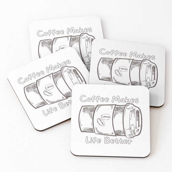Item preview, Coffee Makes Life Better designed and sold by pintsandquarts.