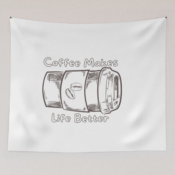 Item preview, Coffee Makes Life Better designed and sold by pintsandquarts.