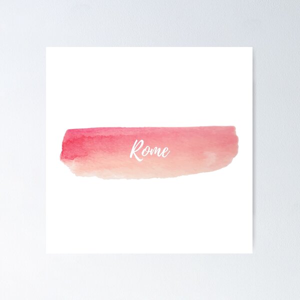 Artikelvorschau, Rom (Pastell Rose Pink) entworfen und verkauft von CityCollection.