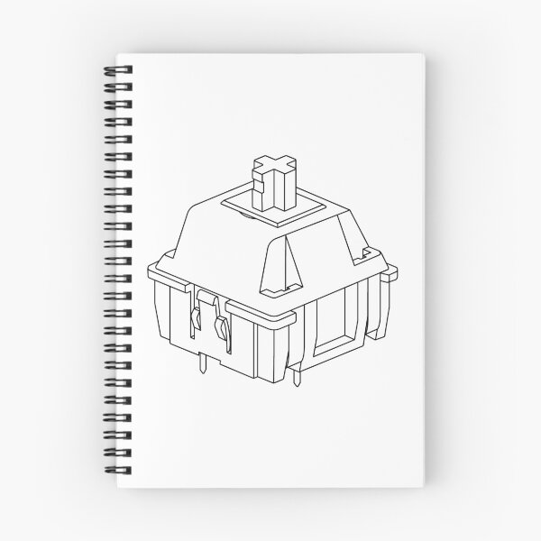 Item preview, Mechanical Keyboard Cherry MX Switch Technical Line Drawing designed and sold by Charredsky.