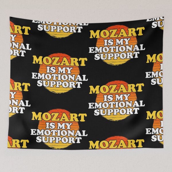 Item preview, Mozart Is My Emotional Support designed and sold by Chubuter.