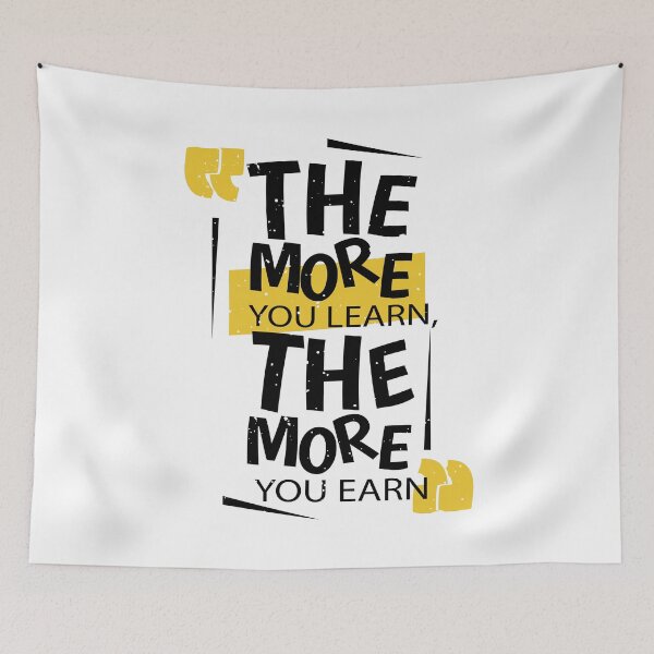 Item preview, the more you learn the more you earn designed and sold by IgaBarClay.