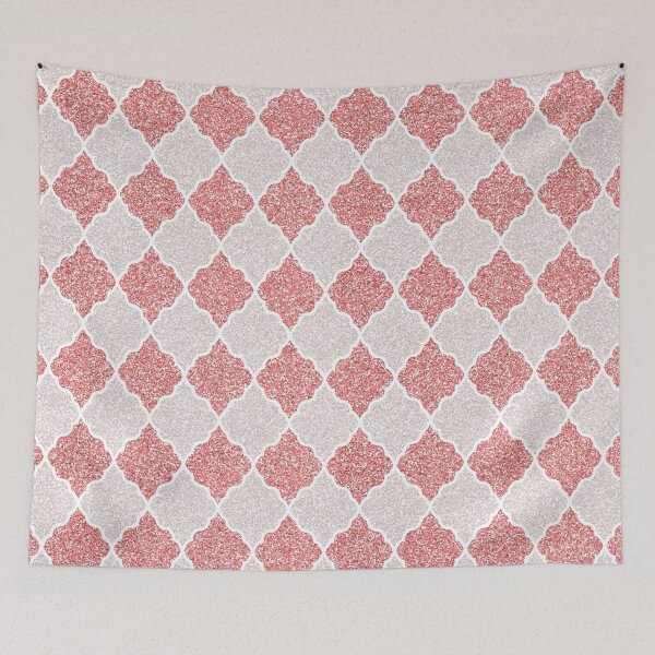 Item preview, Girly Glitter Moroccan Quatrefoil Pattern designed and sold by cadinera.