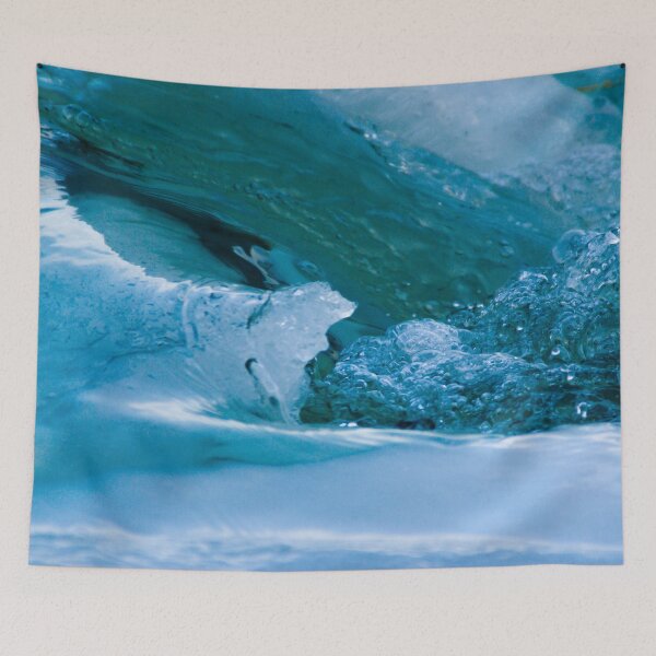 Item preview, Blue white Frozen Ice Bubbles designed and sold by StevenElliot.