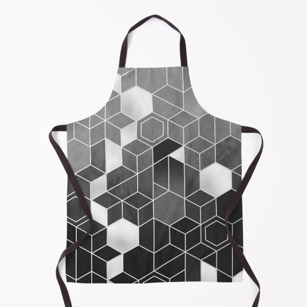 Item preview, Black and whtie Hexagons designed and sold by cadinera.
