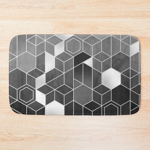 Item preview, Black and whtie Hexagons designed and sold by cadinera.