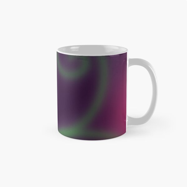 Item preview, Glowing Green Organic Swirly Spirals pattern on deep purple back ground designed and sold by nutmegfairy.