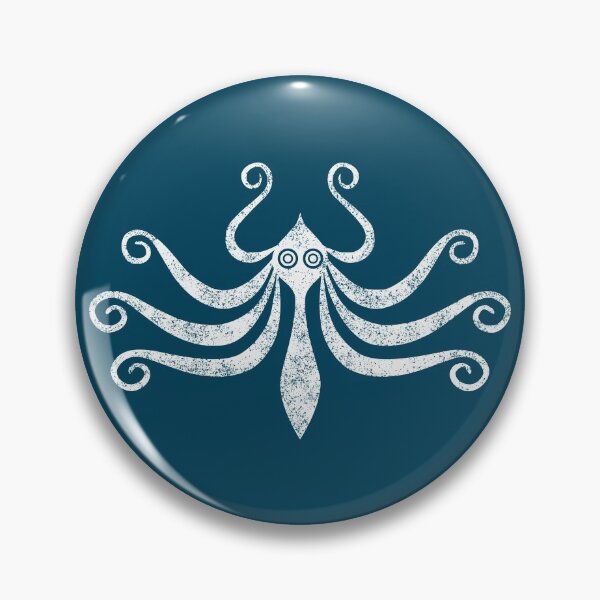 Item preview, Minimal Marine Style Minoan Octopus - distressed look designed and sold by Happy Puppy Print On Demand.
