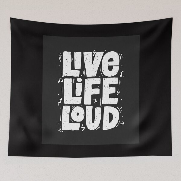 Item preview, Live Life Loud designed and sold by IgaBarClay.