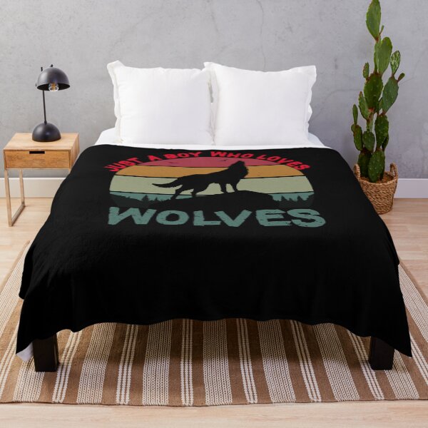 Item preview, Retro vintage Just a Boy who loves wolf wolves designed and sold by thiag-o.