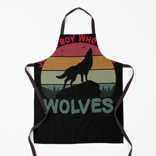 Item preview, Retro vintage Just a Boy who loves wolf wolves  designed and sold by thiag-o.