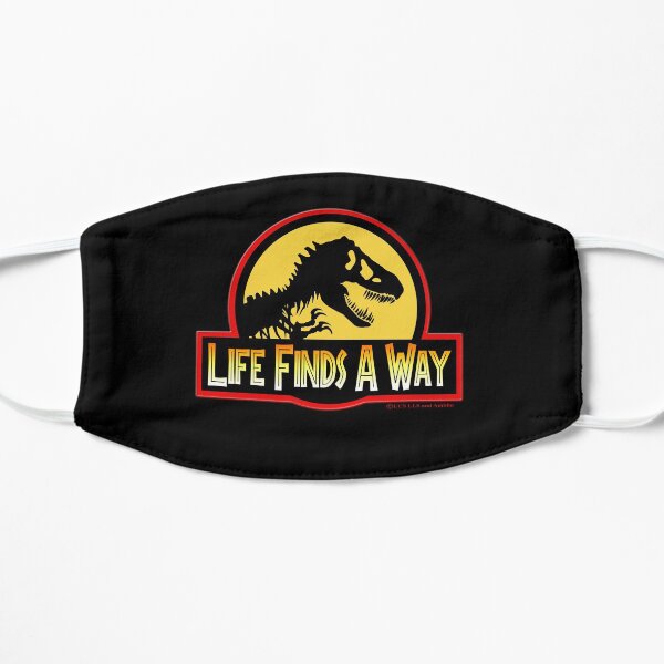 LIFE FINDS A WAY Flat Mask