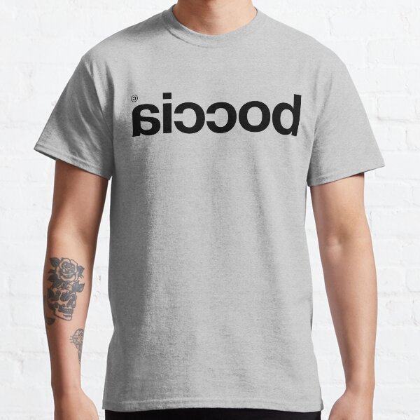 Item preview, Boccia Backwards in a black font designed and sold by Kiwidom.