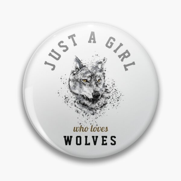 Item preview, Just A Girl Who Loves Wolves designed and sold by TINASTORESHOPE.