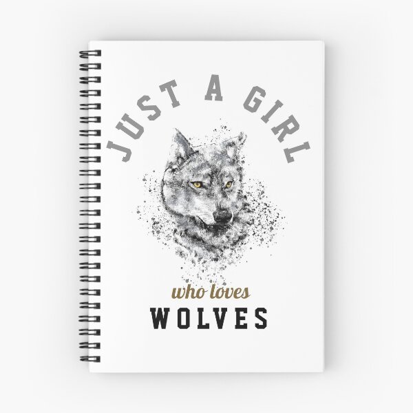 Item preview, Just A Girl Who Loves Wolves designed and sold by TINASTORESHOPE.