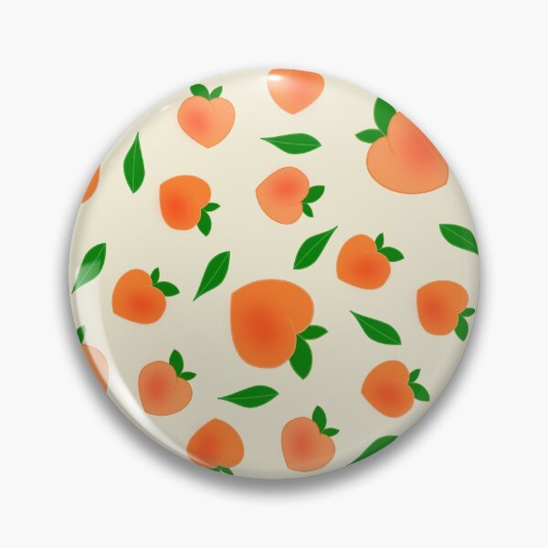 Item preview, Peach Fruit Summer Pattern  designed and sold by Miss Tea Positive.