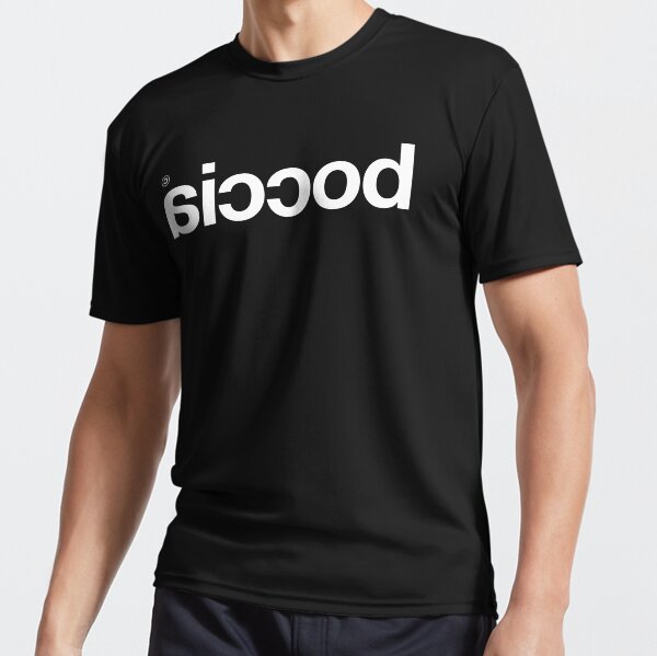 Item preview, Boccia Backwards in a white font designed and sold by Kiwidom.