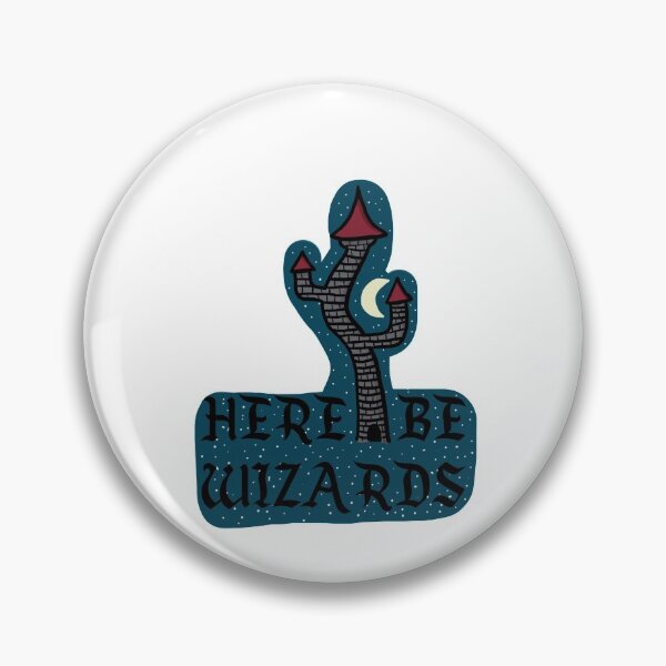 Item preview, HERE BE WIZARDS designed and sold by PipPopPaul.