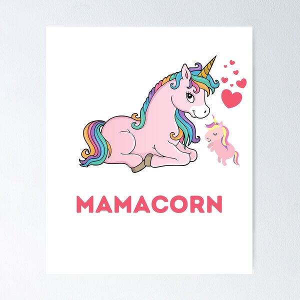Item preview, MAMACORN UNICORN MOM SHIRT designed and sold by Rpgpbp.