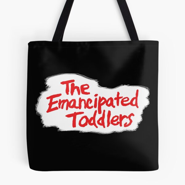 Item preview, Red Emancipated Toddlers Handwritten Logo With White Splash designed and sold by TheToddlers.