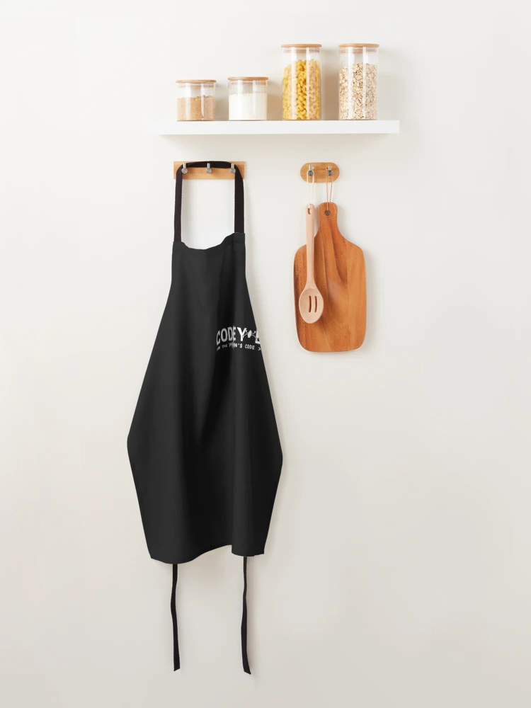 Thumbnail 4 of 6, Apron, Codey-B and the Python's Code - Logo designed and sold by CodeyBWorld.