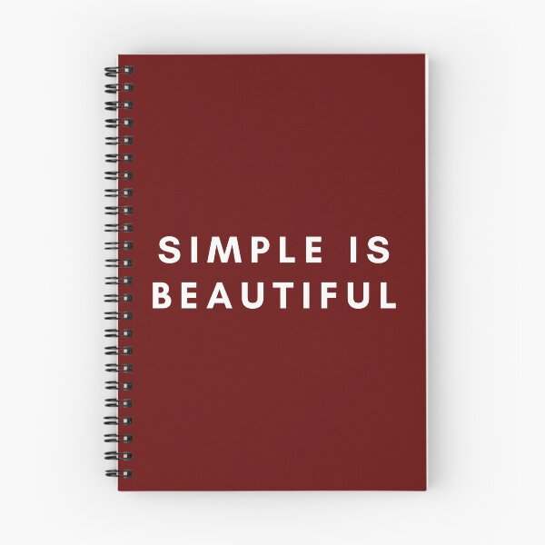 Item preview, Simple is Beautiful designed and sold by ArtStore20.