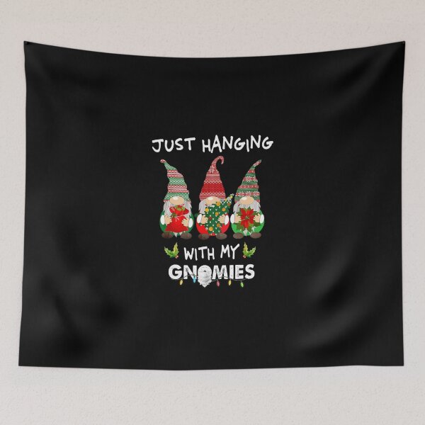Item preview, Just Hanging With My Gnomies Christmas Santa Gnome Xmas Tree designed and sold by SamArtistbyAUS.