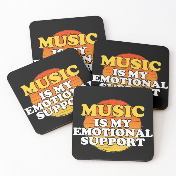 Item preview, Music Is My Emotional Support designed and sold by Chubuter.
