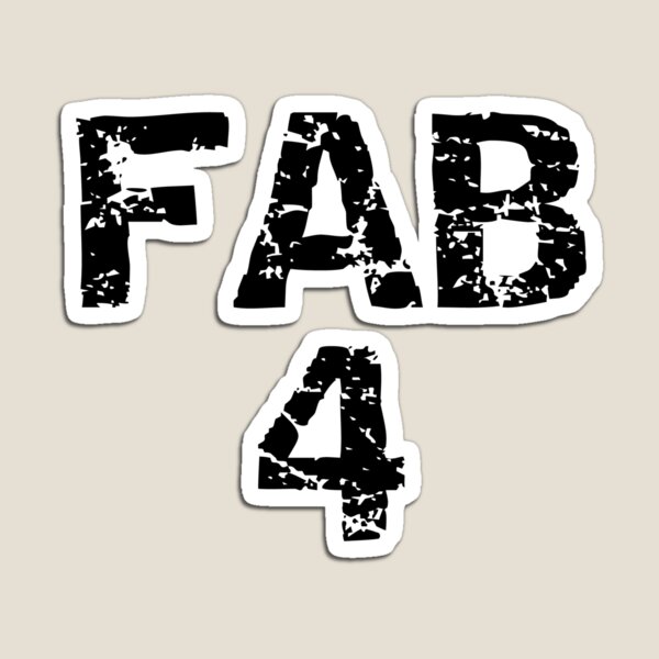 Item preview, Fab 4 designed and sold by QuotesDogma.