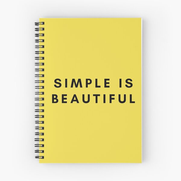 Item preview, Simple is Beautiful - Black Version designed and sold by ArtStore20.