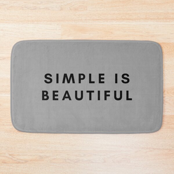 Item preview, Simple is Beautiful - Black Version designed and sold by ArtStore20.