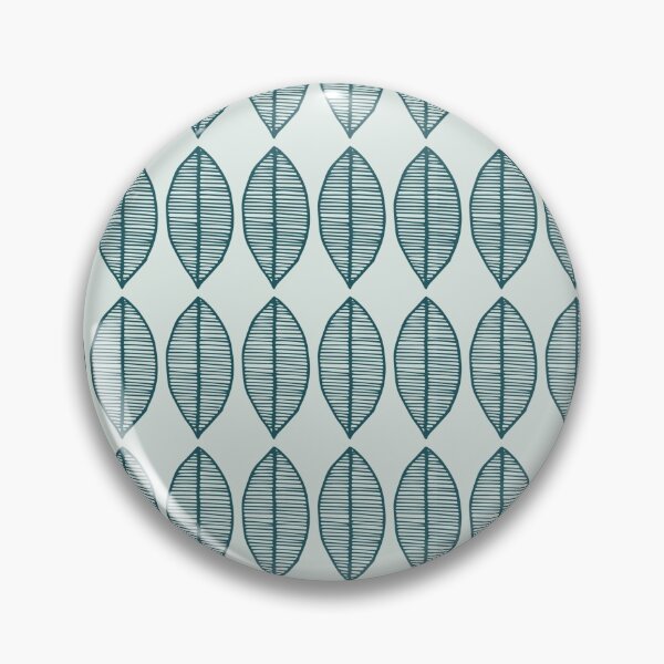 Item preview, Minty Scandi Leaf Pattern designed and sold by HintofNature.