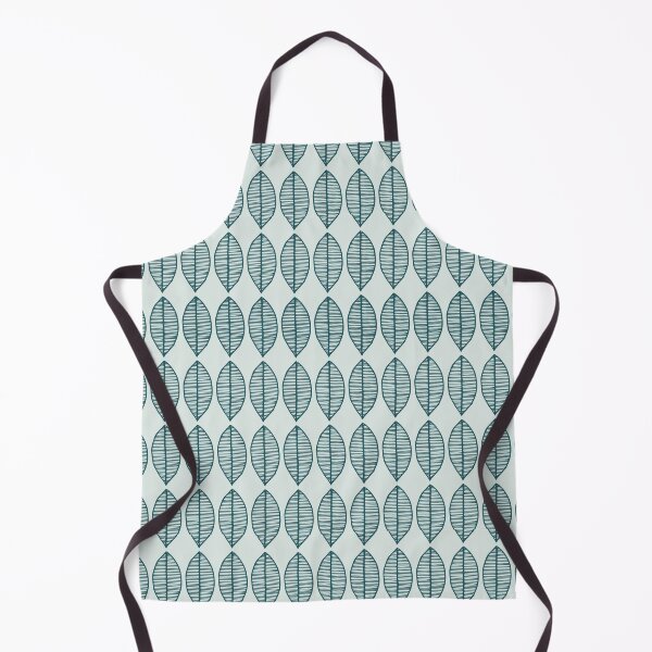 Item preview, Minty Scandi Leaf Pattern designed and sold by HintofNature.