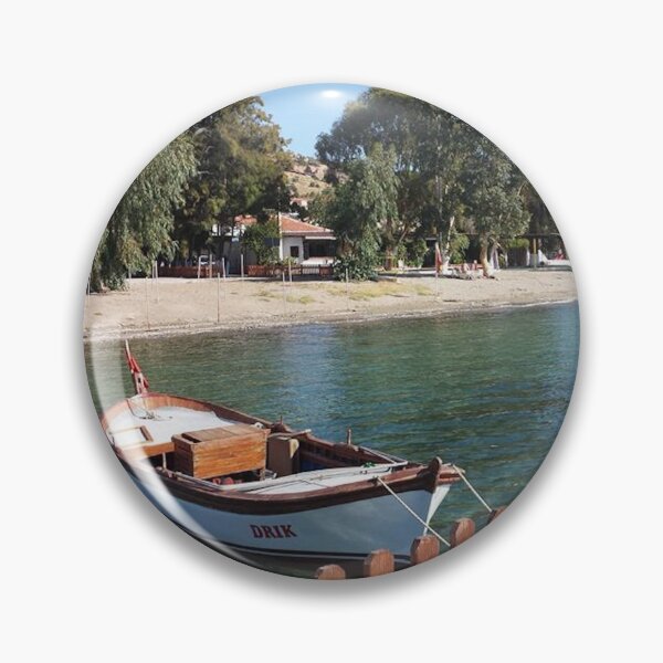 Item preview, Boat in a quiet Foça, Turkey designed and sold by Ksaavet.