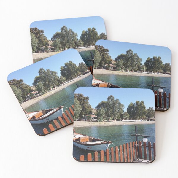 Item preview, Boat in a quiet Foça, Turkey designed and sold by Ksaavet.