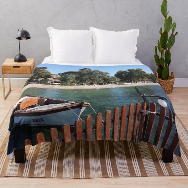 Item preview, Boat in a quiet Foça, Turkey designed and sold by Ksaavet.