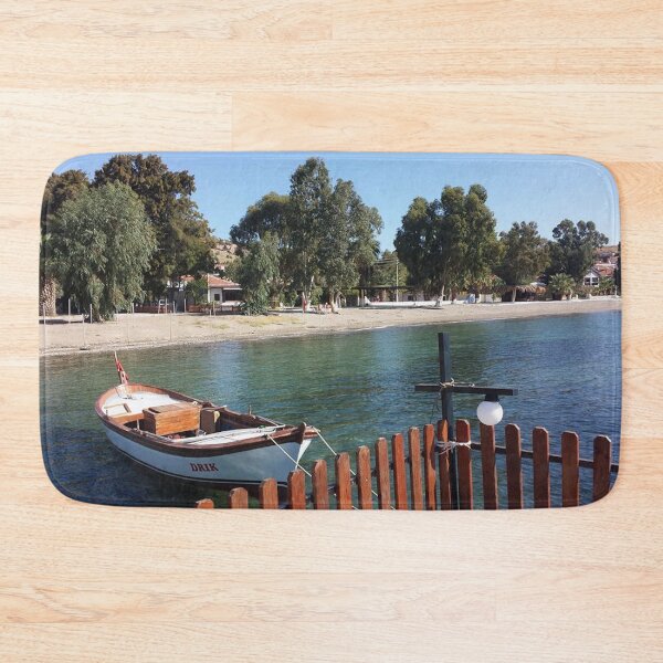 Item preview, Boat in a quiet Foça, Turkey designed and sold by Ksaavet.