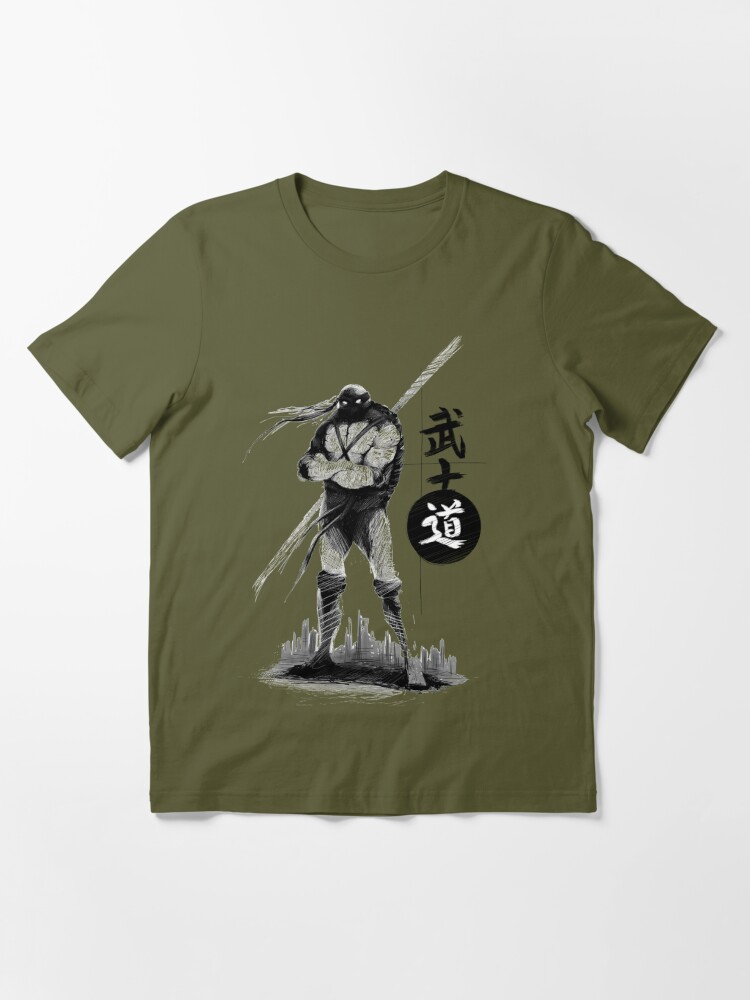 Ninja turtle TMNT black and white ink for adult Essential T-Shirt for Sale  by juhotuhoo