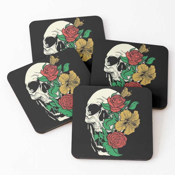 Item preview, Skull Bursting with flowers designed and sold by H3rron-Arts.