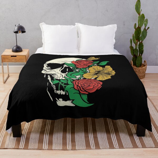 Item preview, Skull Bursting with flowers designed and sold by H3rron-Arts.