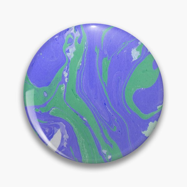 Item preview, Blue and green ink marble paper texture  designed and sold by earthtoaura.
