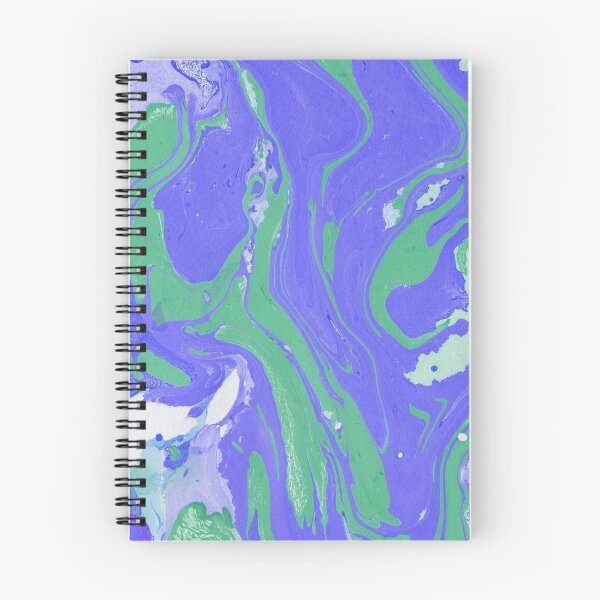 Item preview, Blue and green ink marble paper texture  designed and sold by earthtoaura.