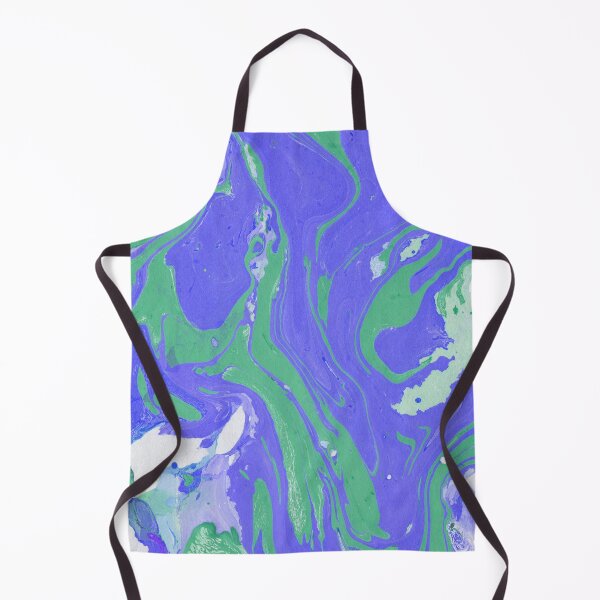 Item preview, Blue and green ink marble paper texture designed and sold by earthtoaura.