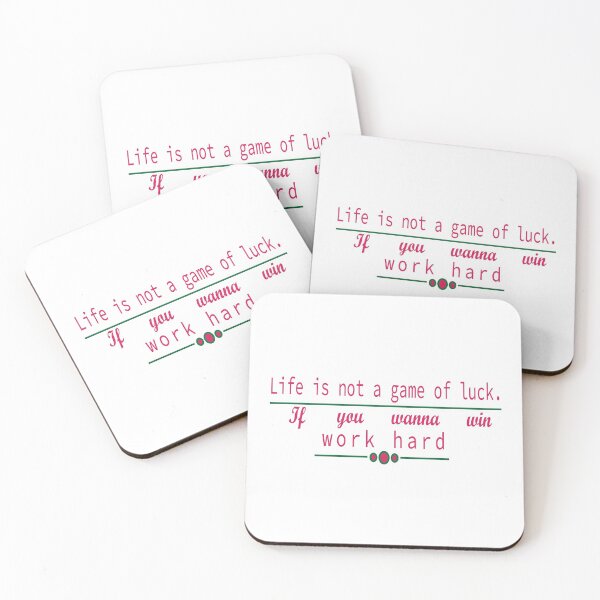 Item preview, Life is not a Game of Luck designed and sold by WealthIsHealth.