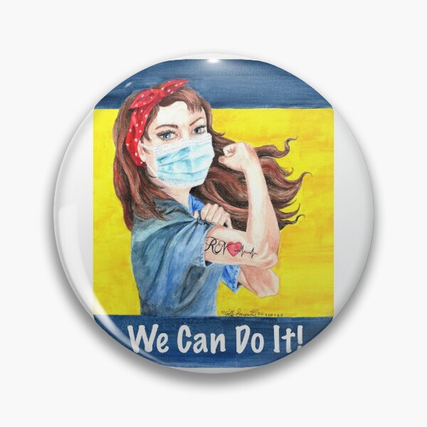 Item preview, We Can Do It!  Nurse inspirational art designed and sold by HollySimental.
