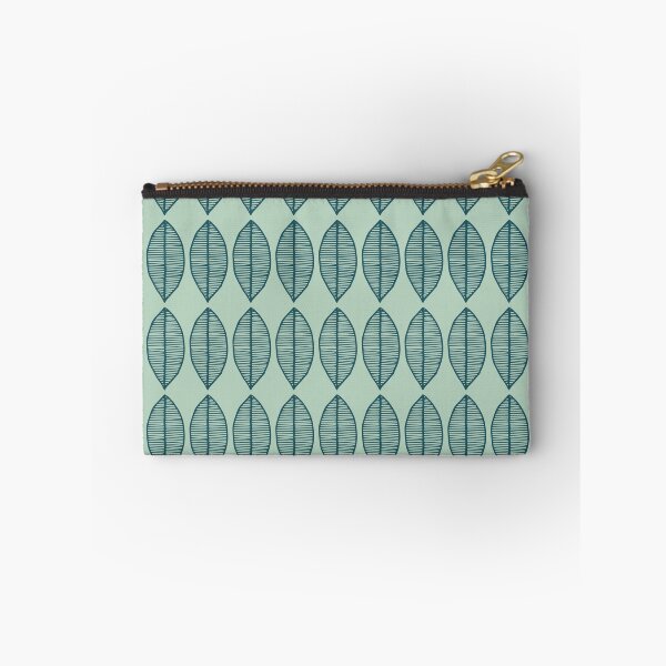 Item preview, Mint Scandi Leaf Pattern designed and sold by HintofNature.